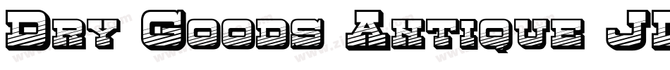 Dry Goods Antique JL字体转换